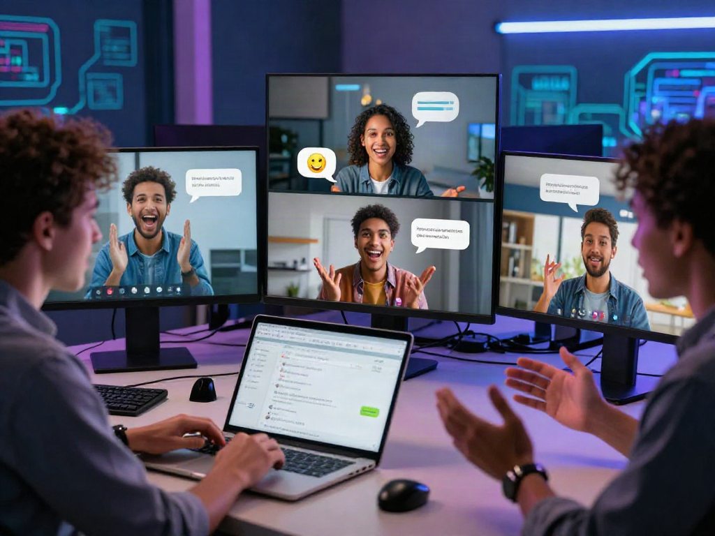 Engaging virtual interaction on porn chat ai platforms with diverse users enjoying dynamic conversations